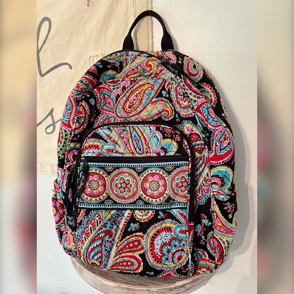 Vera Bradley Parisian Paisley Campus Backpack